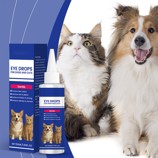 👁️🐾 ¡50% DE DESCUENTO! Gotas Oculares Universales para Perros y Gatos – Limpian Legañas, Calman Irritación y Protegen la Vista ✨