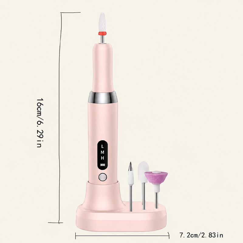 ⏰ 50% OFF💅🔋 Taladradora Eléctrica Inalámbrica para Uñas con Base de Carga – ¡Manicura Profesional en Casa! | Portátil, Recargable y Lista en Todo Momento ✨