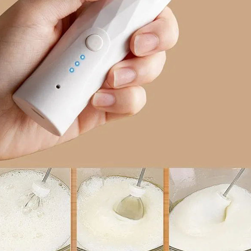 ☕🔥 ¡50% DE DESCUENTO! Espumador de Leche Manual con 3 Velocidades Ajustables – Crema Rica en Segundos, Ligero y sin Pilas para Capuchino y Latte 🥛✨