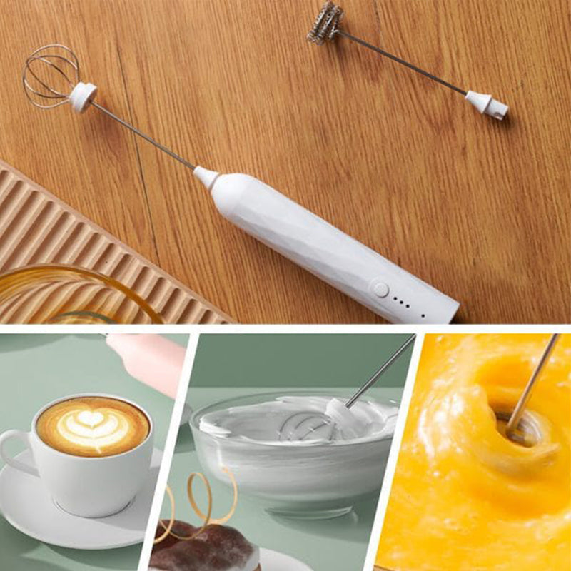 ☕🔥 ¡50% DE DESCUENTO! Espumador de Leche Manual con 3 Velocidades Ajustables – Crema Rica en Segundos, Ligero y sin Pilas para Capuchino y Latte 🥛✨