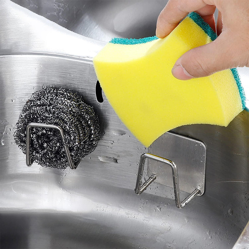 🧽🍳 50% RABATT! Spülbecken-Schwammhalter für die Küche – Rostfrei, selbstklebend & abtropffrei – Perfekt für Schwämme, Bürsten & Spültuch – Hält die Arbeitsfläche trocken & sauber ✨