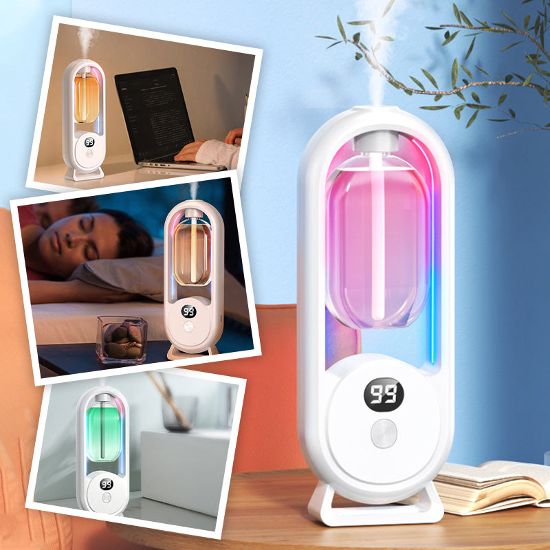 📢📢¡50% DE DESCUENTO! ⏰ Difusor de Aromaterapia Automático – Niebla Fina, Temporizador Programable y Luz LED, Ideal para Habitación y Oficina 🌿💡