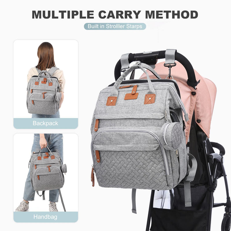 👶🔥 ¡50% DE DESCUENTO! Mochila Pañalera Plegable con Estación de Cambio – Espaciosa, Organizada y Fácil de Transportar 🎒✨