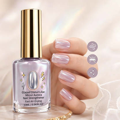 📢📢50% DE DESCUENTO !! ⏰Fortalecedor de Uñas Espejo Brillante Lila