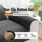 Cotton Velvet Winter Sofa Cushion Non-Slip Plush Couch Cover