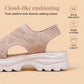 Sandalias de plataforma de malla transpirable para mujer